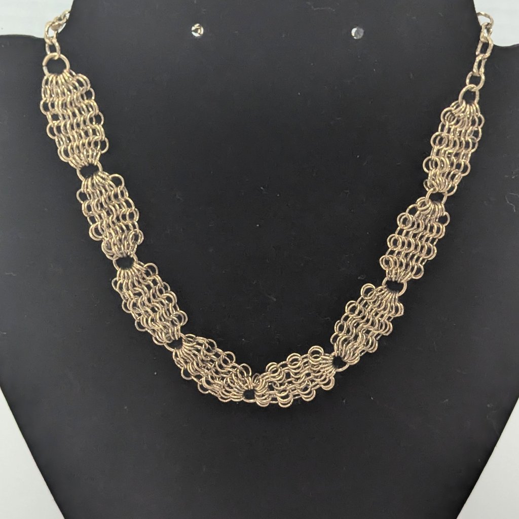 Vintage, Chunky Runway Whiting & Davis Choker Necklace Great Quality!